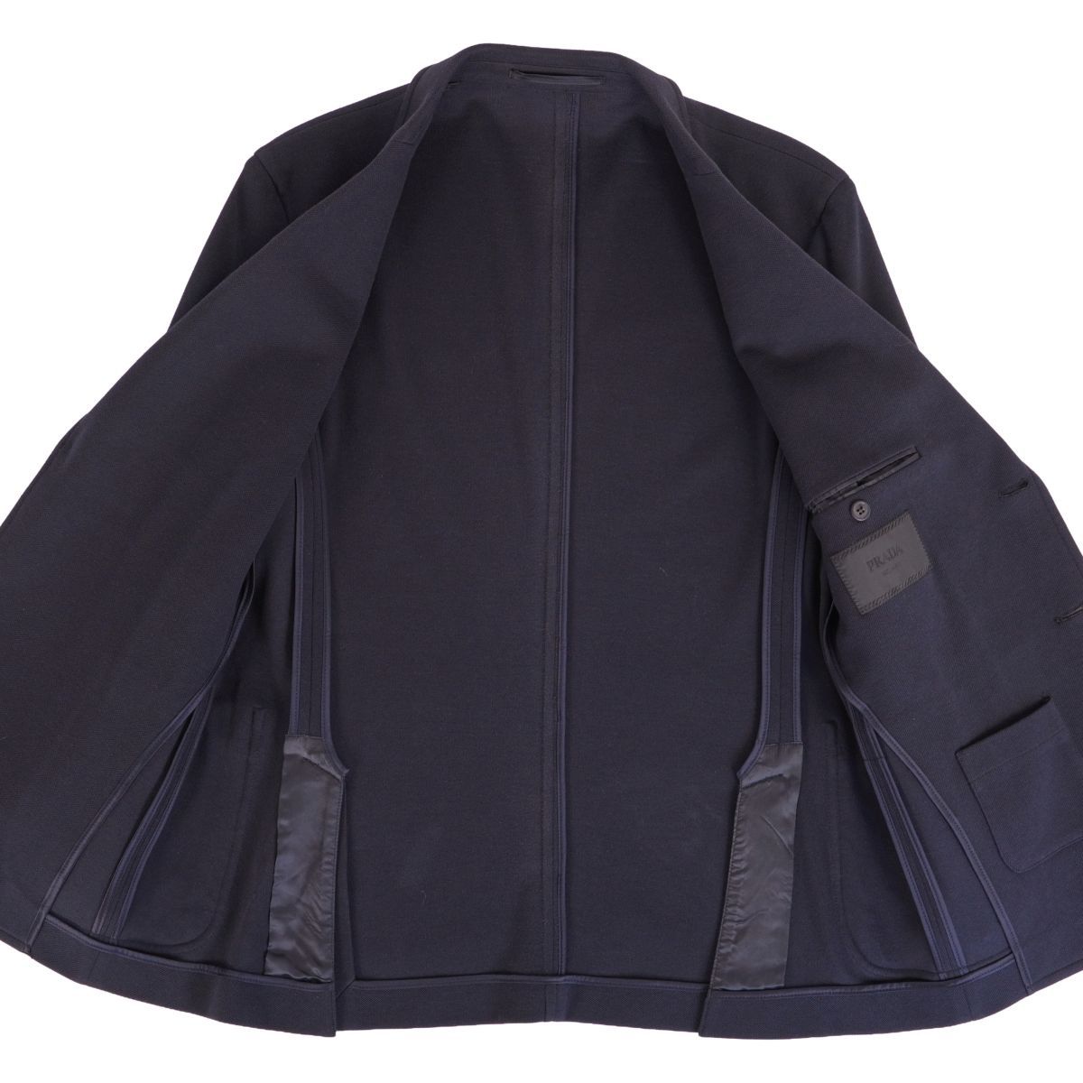 Prada Jacket Tailored Cotton Jersey — view 5