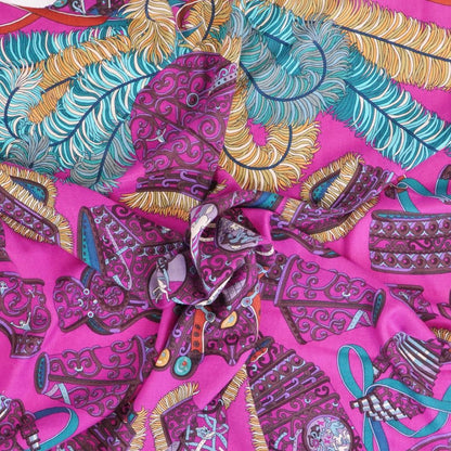 Hermes Scarf Carre 140 Geant War God Mars — view 2