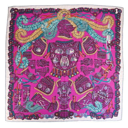 Hermes Scarf Carre 140 Geant War God Mars