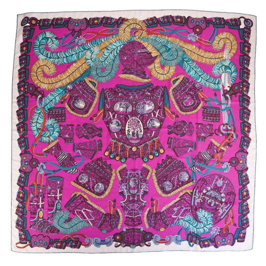 Hermes Scarf Carre 140 Geant War God Mars