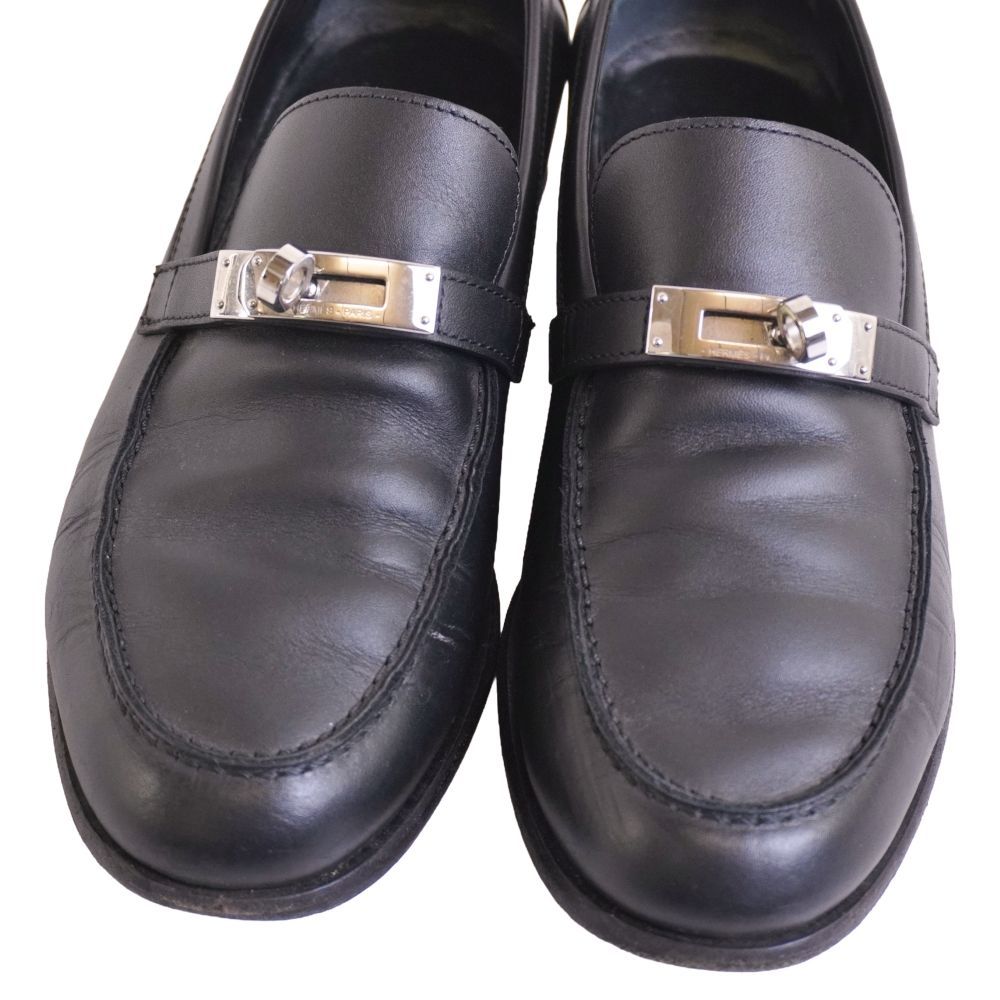 Hermes Loafers Destin Moccasins Kelly Gold — view 3