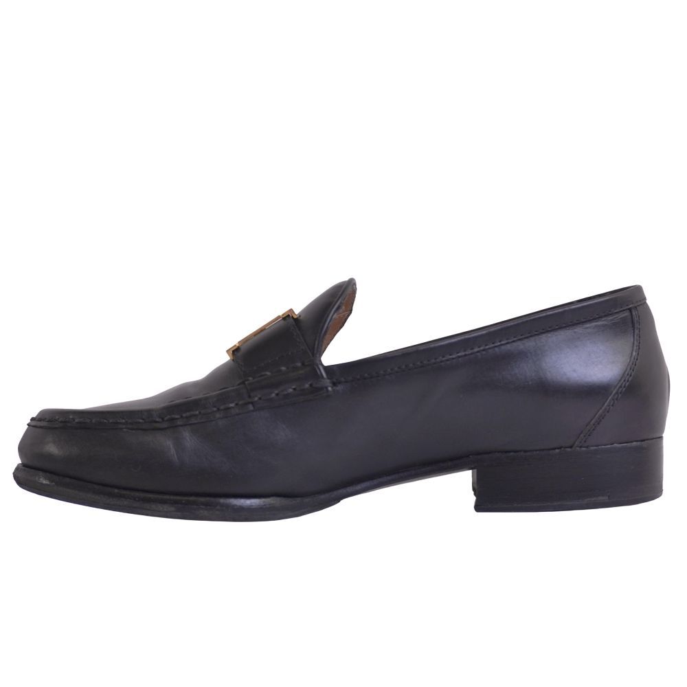 Hermes Loafers Moccasins Heels Constance Logo — view 7