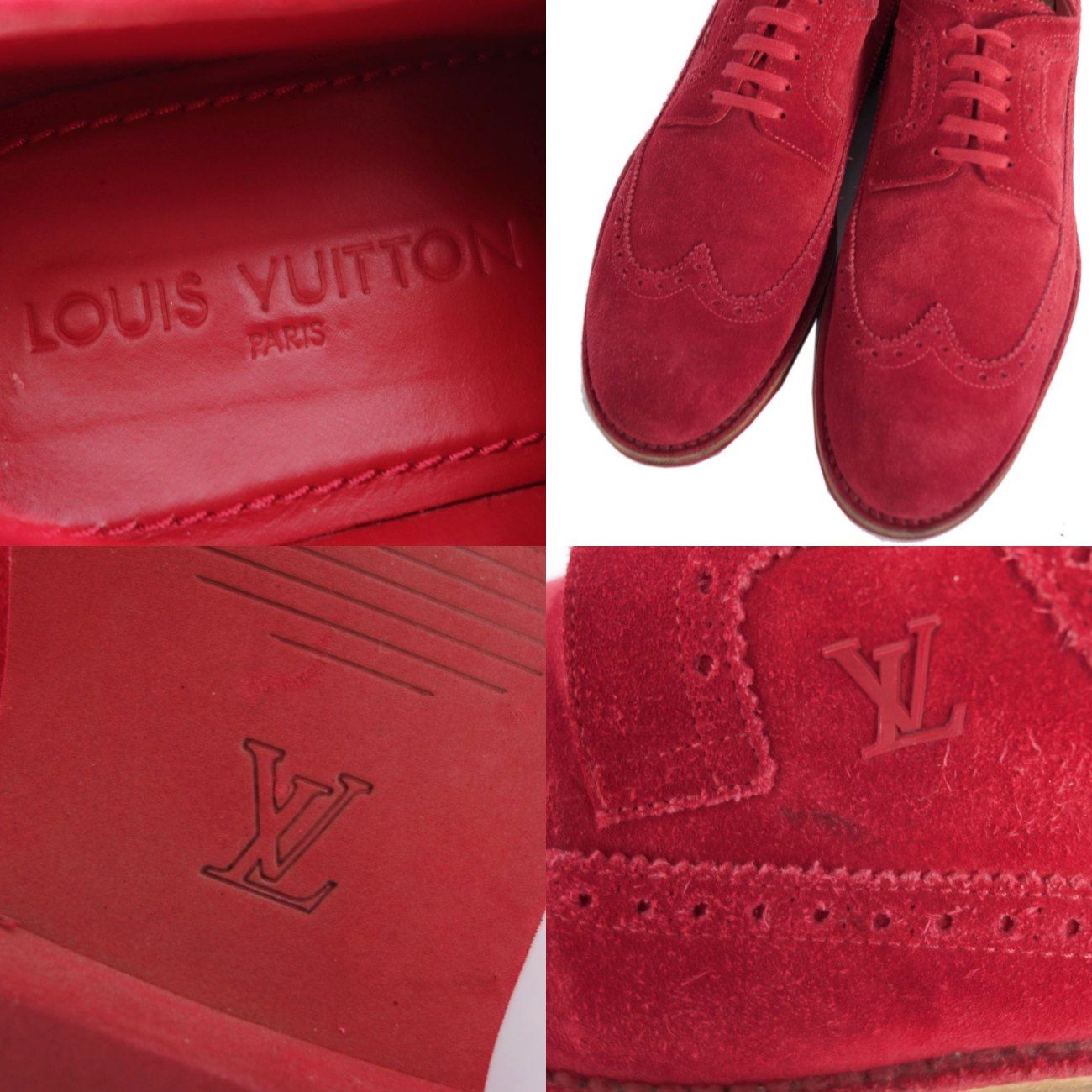 Louis Vuitton Leather Shoes Wing Tips — view 8