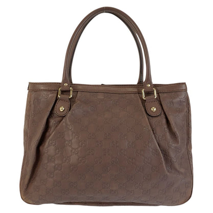 Gucci Guccissima Ski Brown Gold Leather Tote — view 2