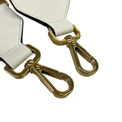 Fendi Shoulder Strap You White Beige Leather — view 4