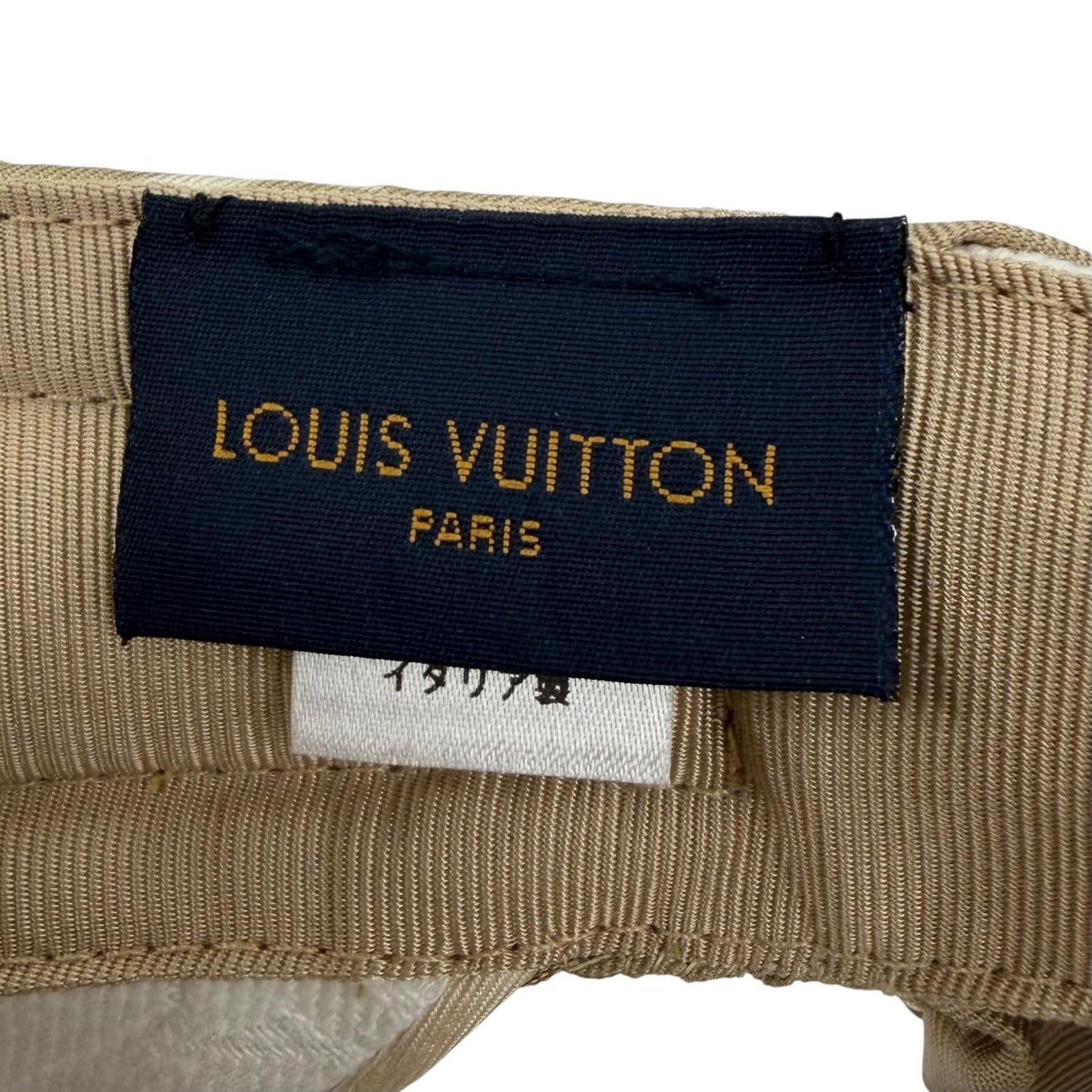 Louis Vuitton Beige Sun and Silk Sun Visor Monogram Shoulder — view 8