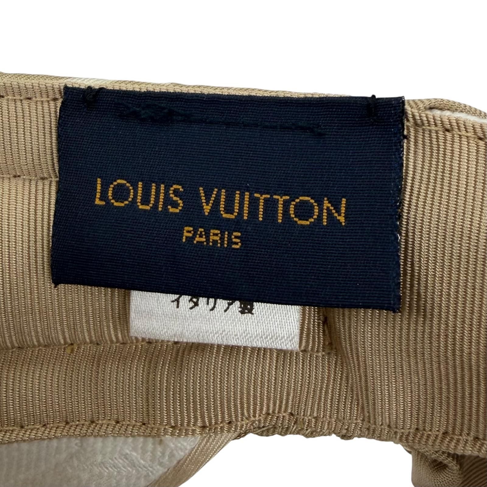 Louis Vuitton Beige Sun and Silk Sun Visor Monogram Shoulder — view 8