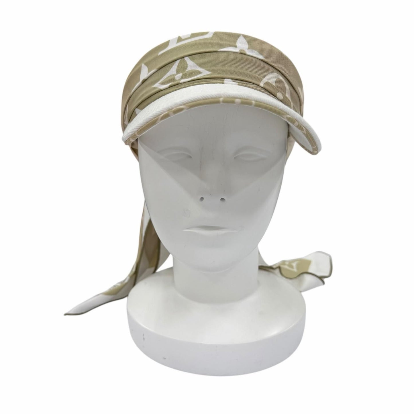 Louis Vuitton Beige Sun and Silk Sun Visor Monogram Shoulder — view 3