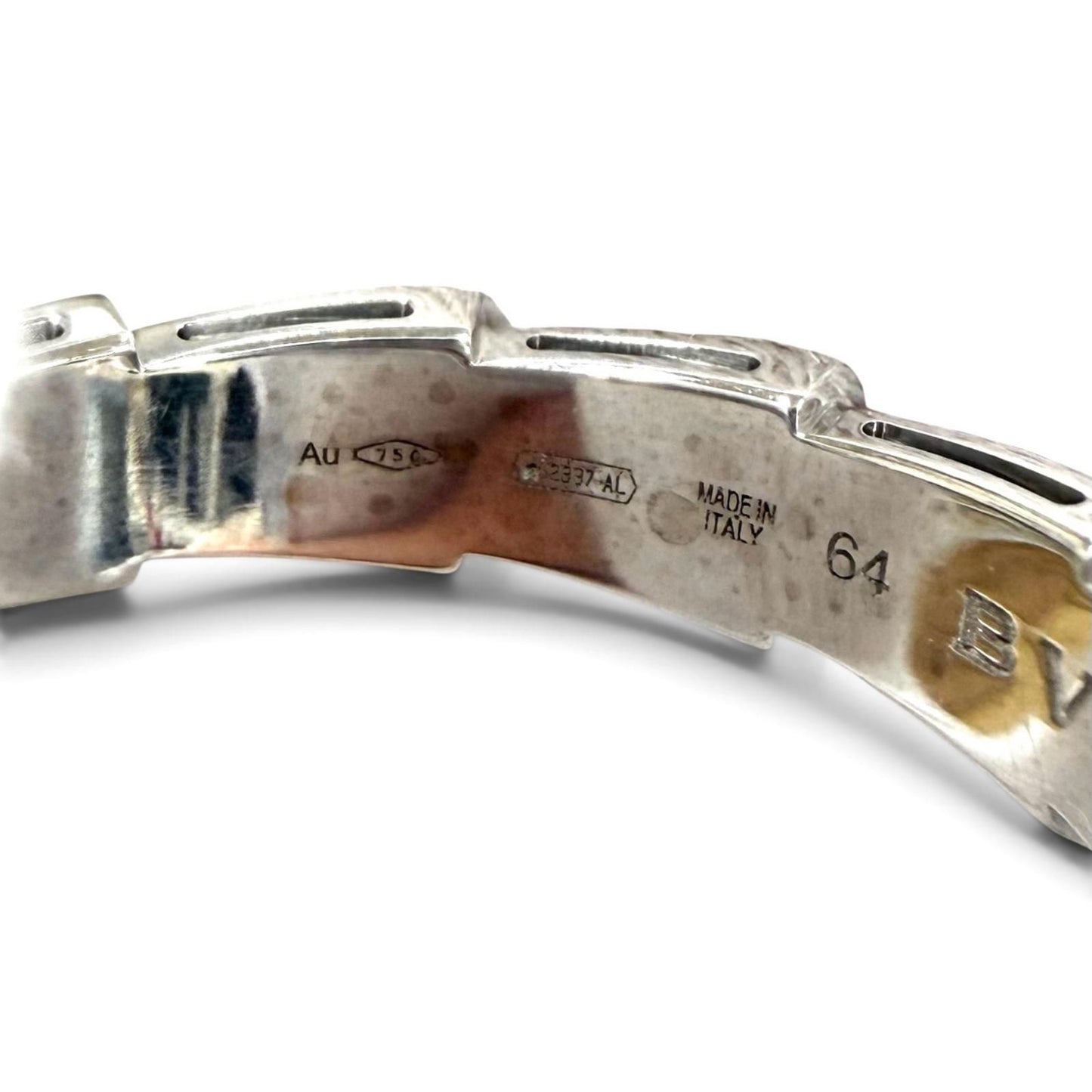 Bvlgari Vipa Ring 18k 750 Silver — view 5