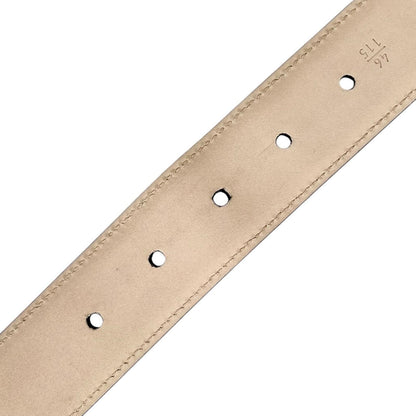Bvlgari Ashoma Belt Pin Buckle Leather Black Silver 46 — view 7