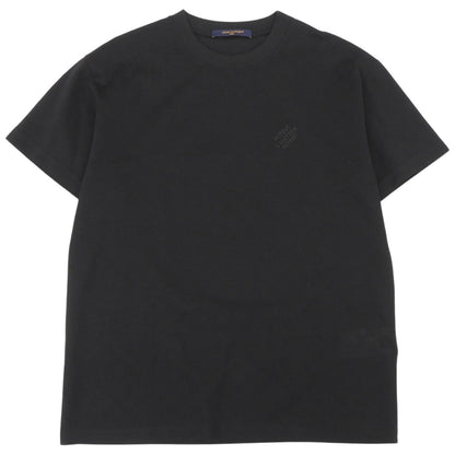 Louis Vuitton Cotton 100% Damier Jacquard Logo Embroidery Short Sleeve T-Shirt