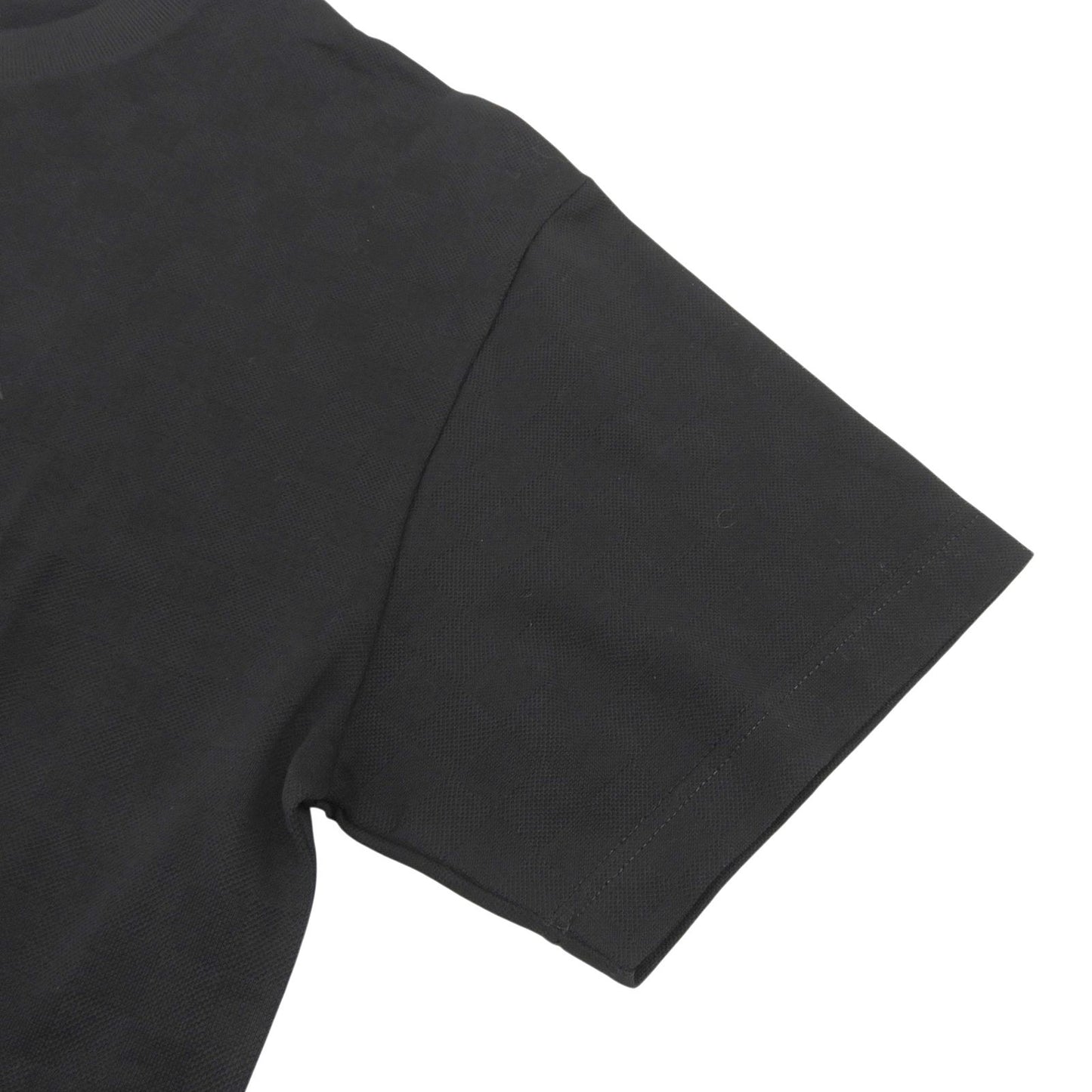 Louis Vuitton Cotton 100% Damier Jacquard Logo Embroidery Short Sleeve T-Shirt — view 4