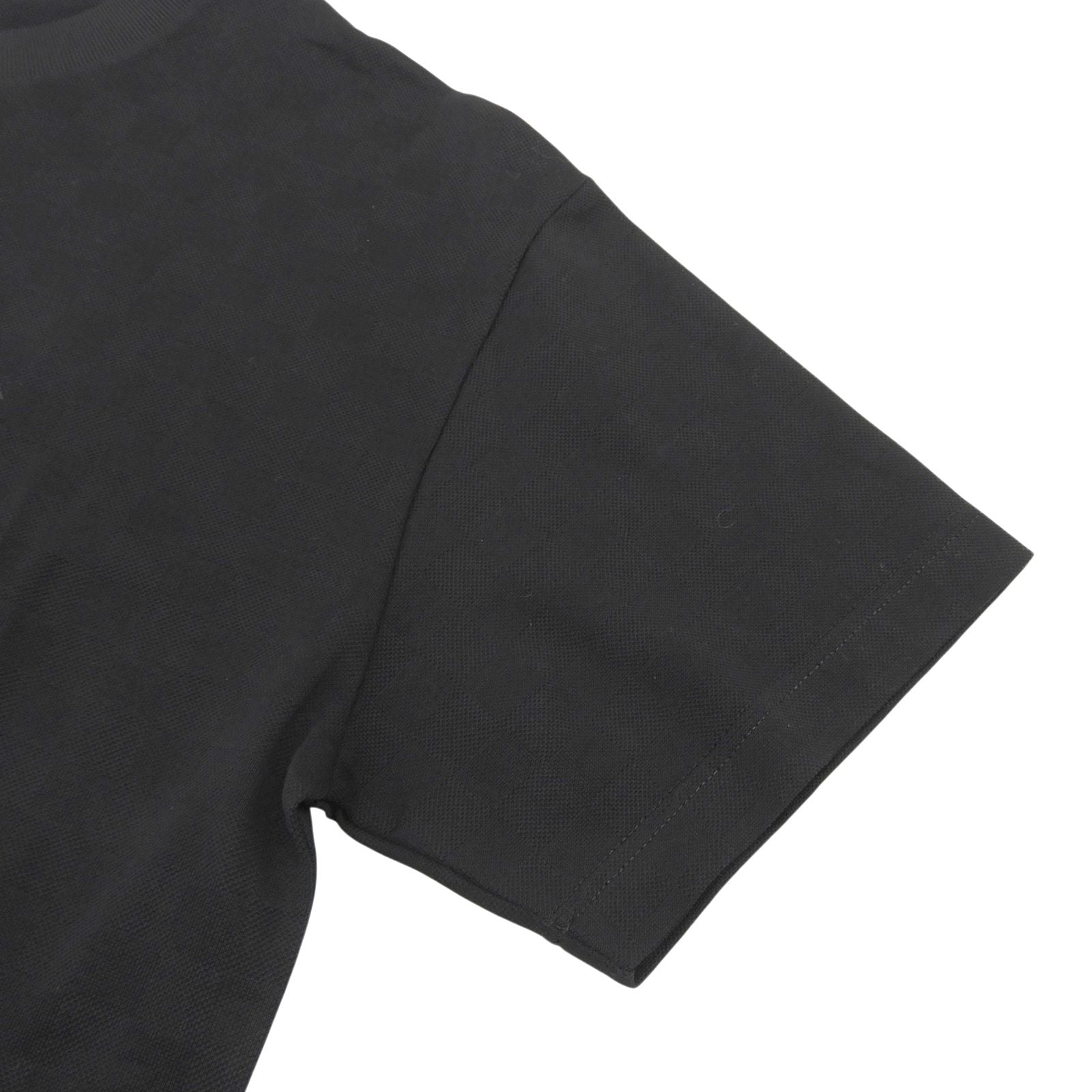 Louis Vuitton Cotton 100% Damier Jacquard Logo Embroidery Short Sleeve T-Shirt — view 4