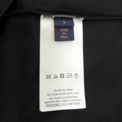 Louis Vuitton Cotton 100% Damier Jacquard Logo Embroidery Short Sleeve T-Shirt — view 8