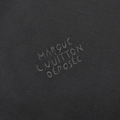 Louis Vuitton Cotton 100% Damier Jacquard Logo Embroidery Short Sleeve T-Shirt — view 5