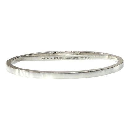 Hermes Chaine D'ancre Game Bangle Silver Bracelet — view 3