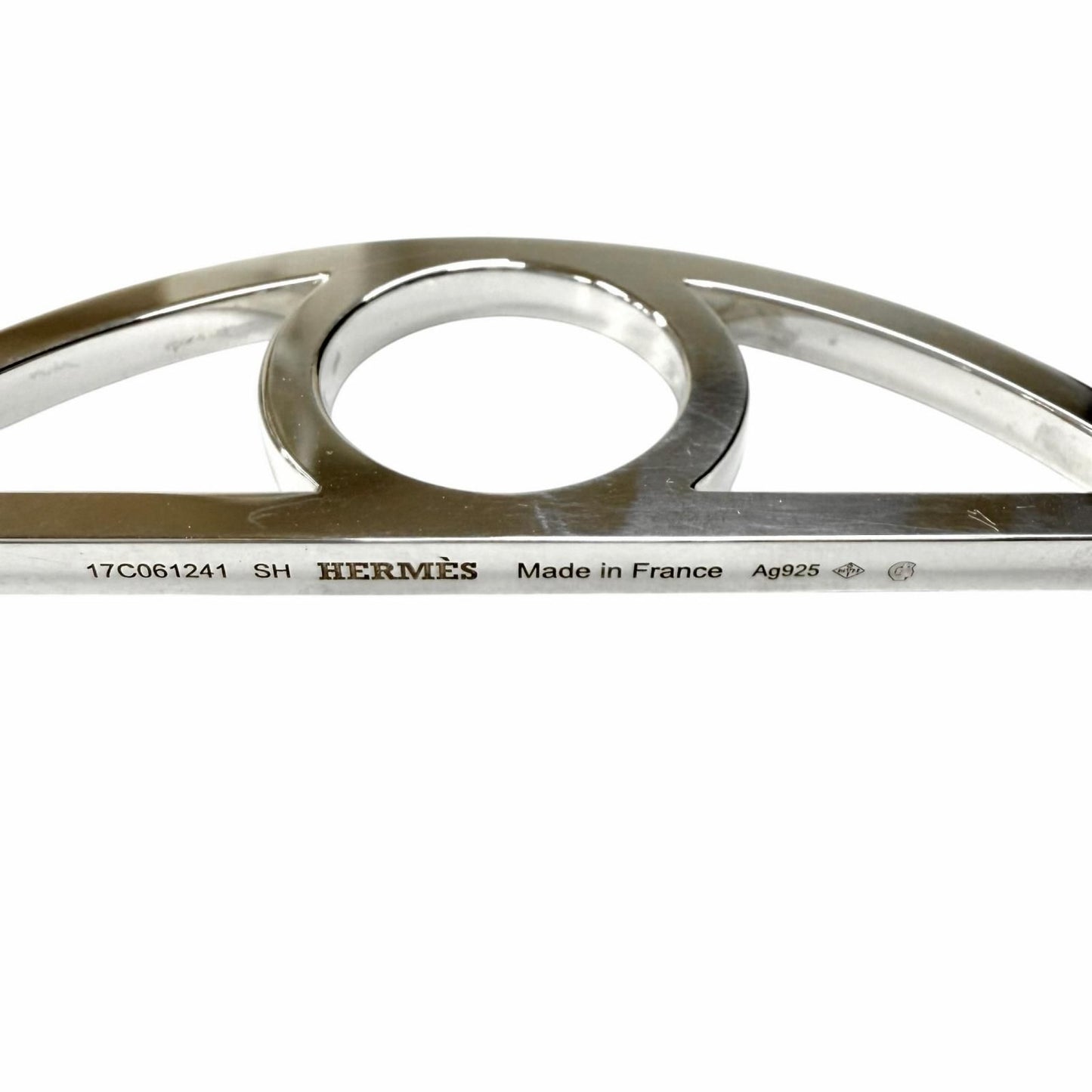 Hermes Chaine D'ancre Game Bangle Silver Bracelet — view 5