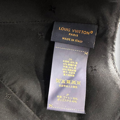 Louis Vuitton Cap Monogram Essential Cap Black — view 8