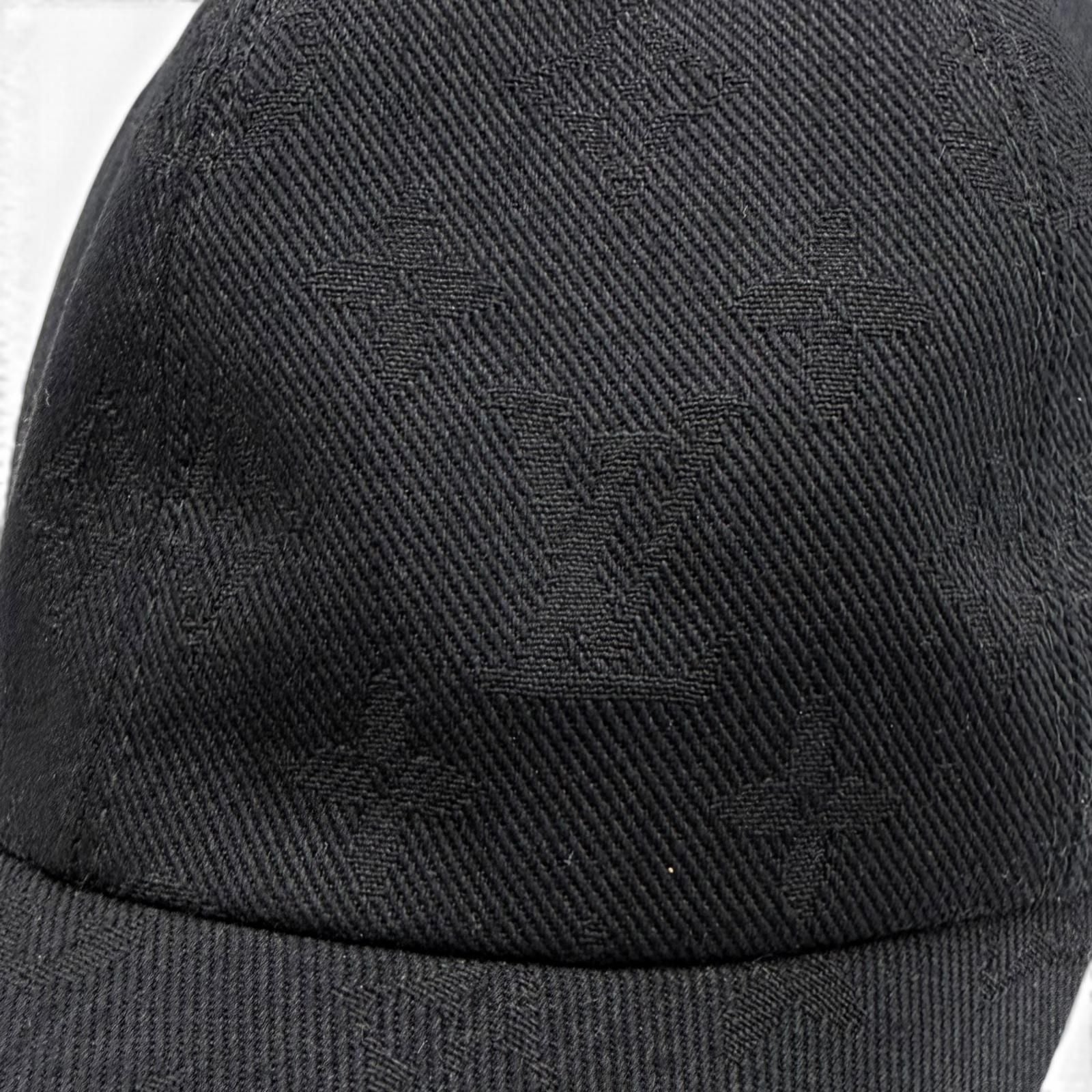 Louis Vuitton Cap Monogram Essential Cap Black — view 5