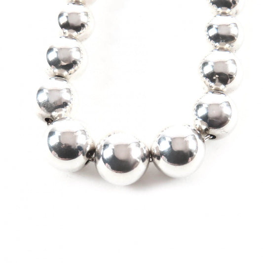 Tiffany & Co 925 Graduated Ball Necklace Silver