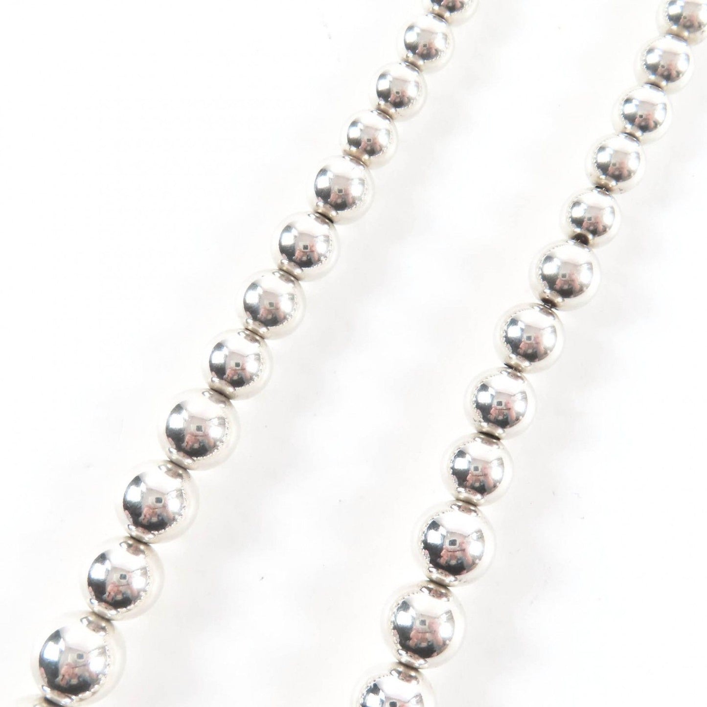 Tiffany & Co 925 Graduated Ball Necklace Silver — view 6