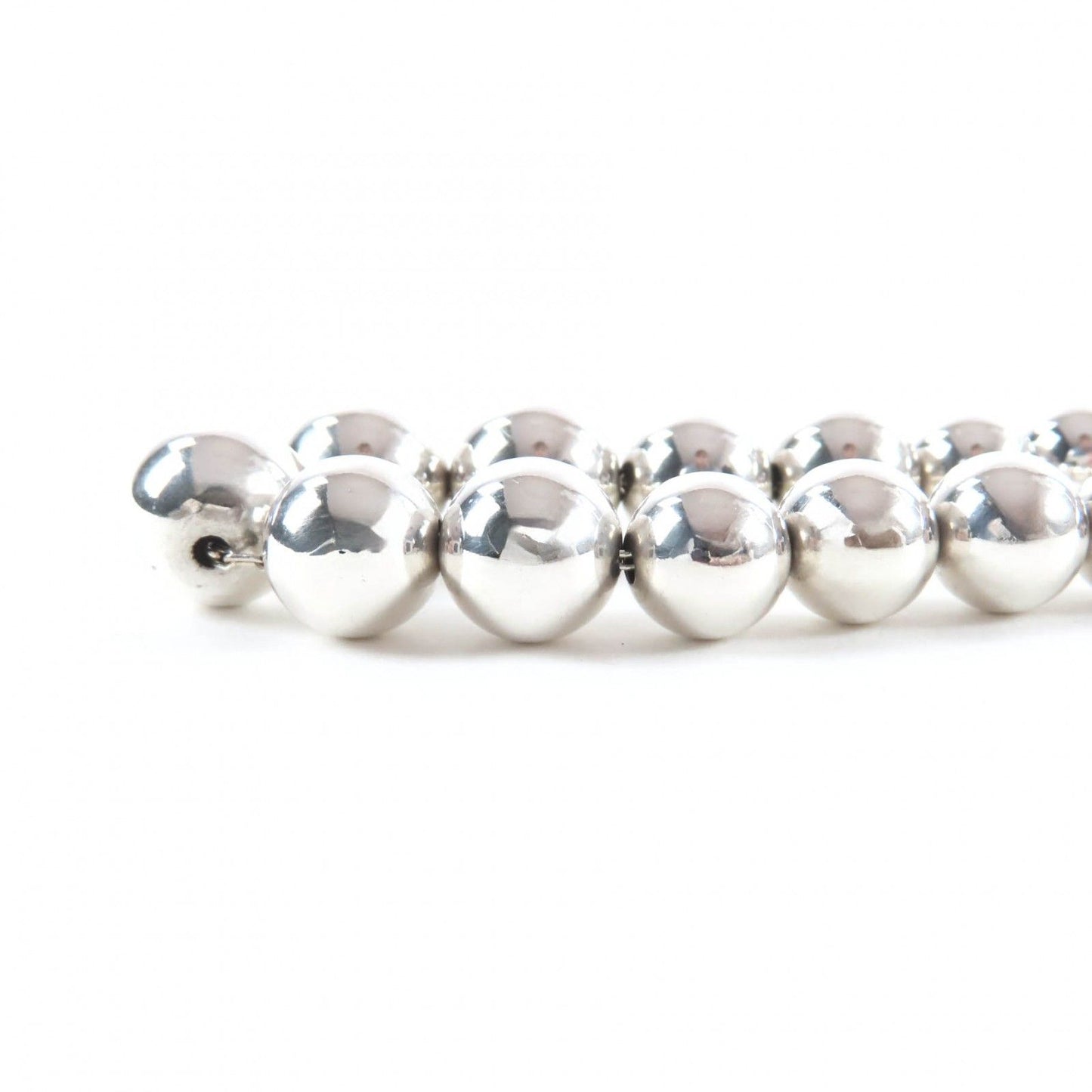 Tiffany & Co 925 Graduated Ball Necklace Silver — view 4