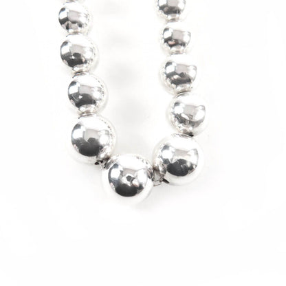 Tiffany & Co 925 Graduated Ball Necklace Silver — view 2