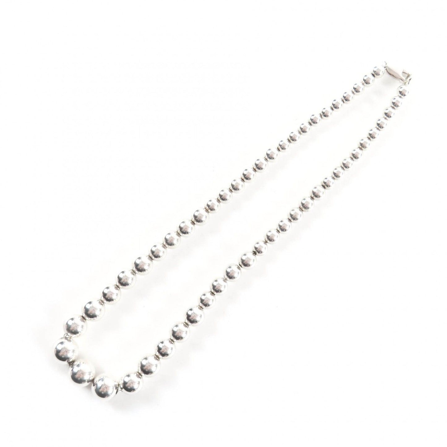 Tiffany & Co 925 Graduated Ball Necklace Silver — view 5