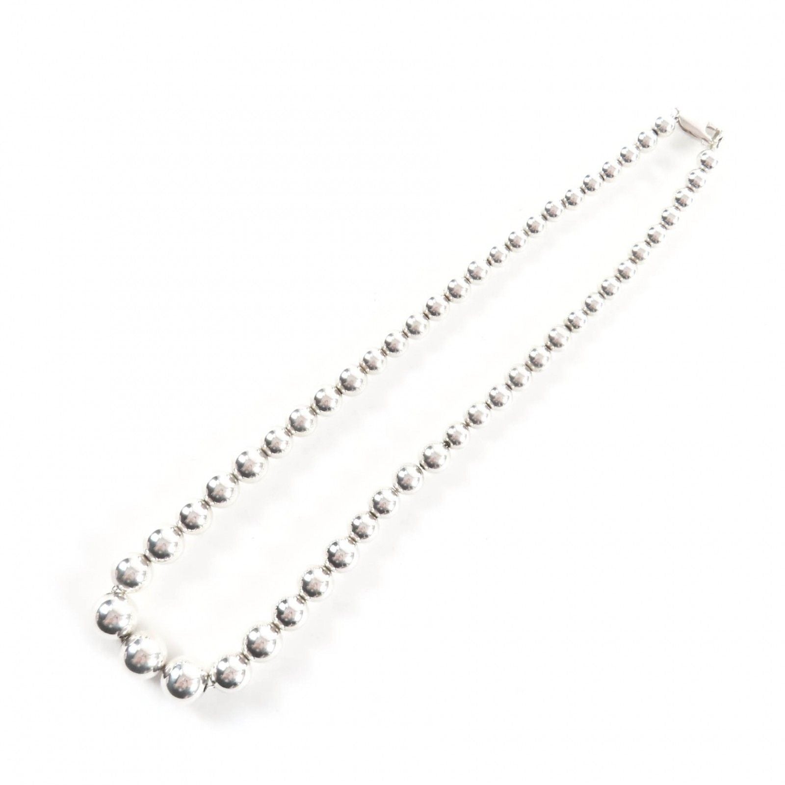 Tiffany & Co 925 Graduated Ball Necklace Silver — view 5