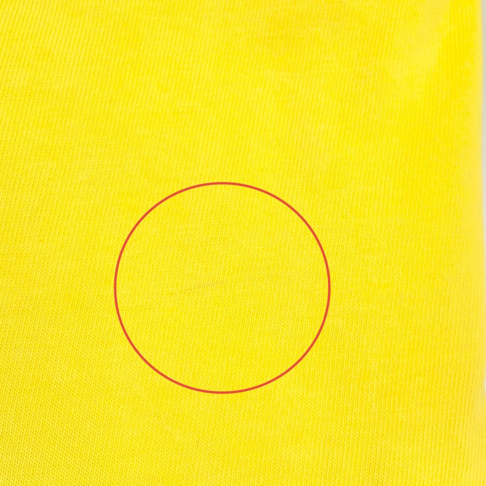Moncler T Shirt SS Cotton 100% Logo Print Patch Short Sleeve T-Shirt Yellow — view 9