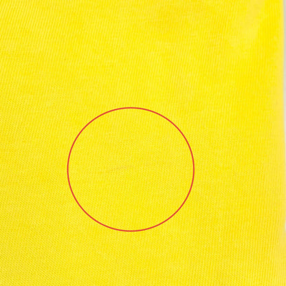 Moncler T Shirt SS Cotton 100% Logo Print Patch Short Sleeve T-Shirt Yellow — view 9