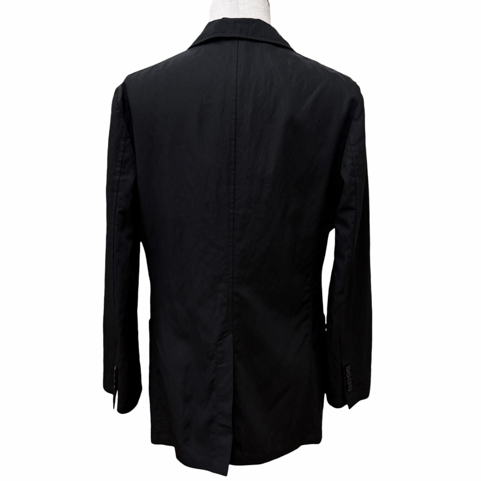 Hermes Finished Double Breasted Jacket Black 46 — view 3