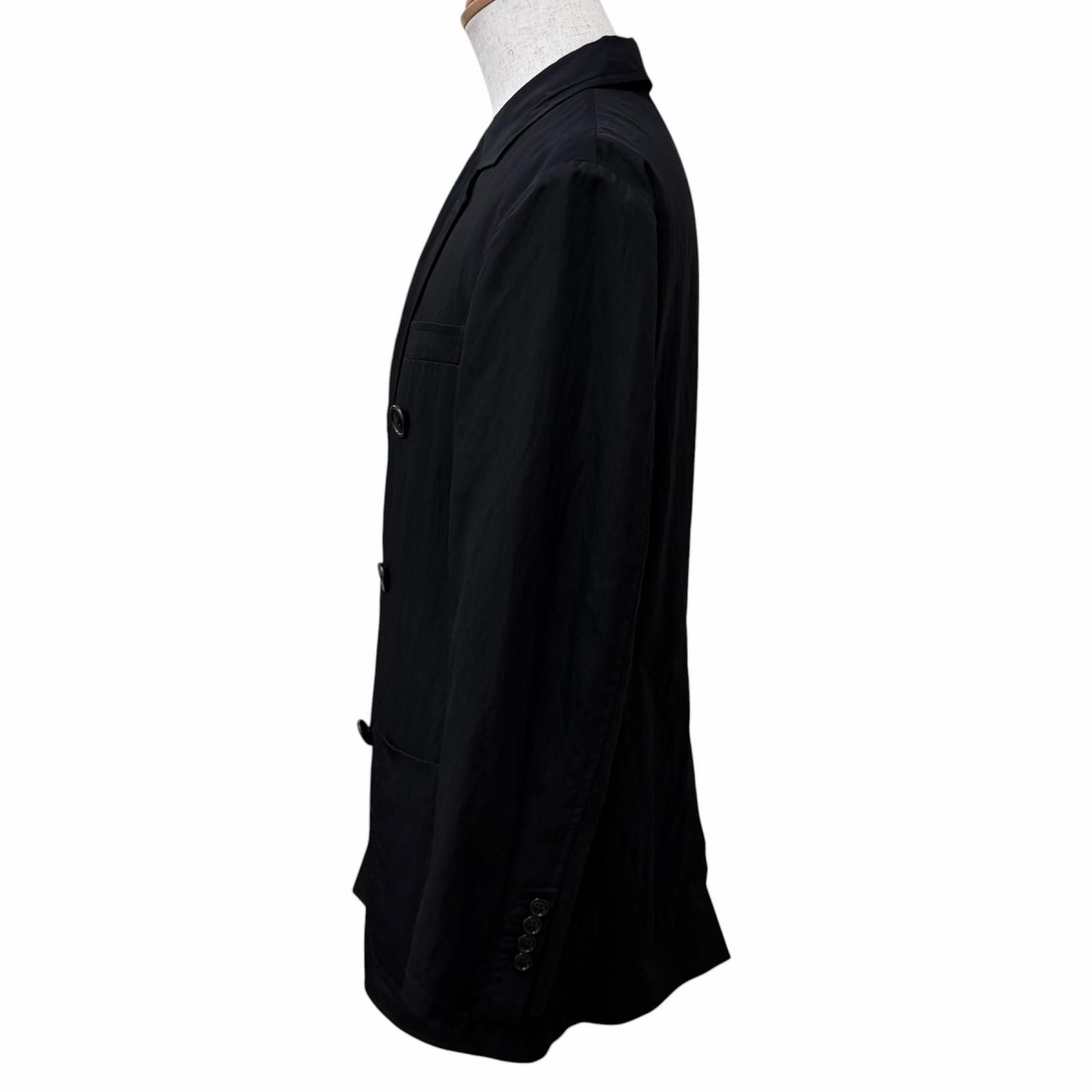 Hermes Finished Double Breasted Jacket Black 46 — view 2