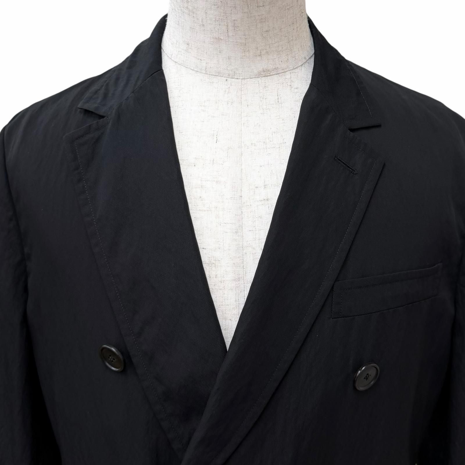 Hermes Finished Double Breasted Jacket Black 46 — view 4