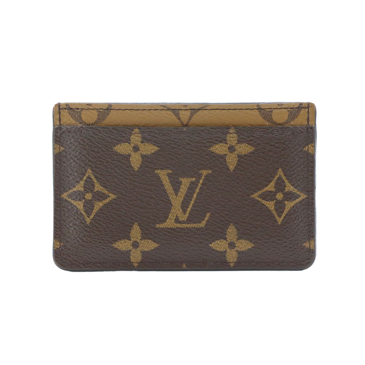 Louis Vuitton Monogram Reverse Card Holder Sample Case Brown — view 2