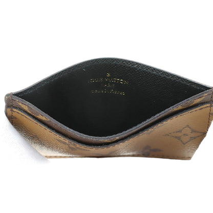 Louis Vuitton Monogram Reverse Card Holder Sample Case Brown — view 5
