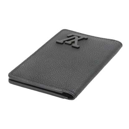 Louis Vuitton LV Aerogram Organizer de Poche Card Case Leather Black — view 5