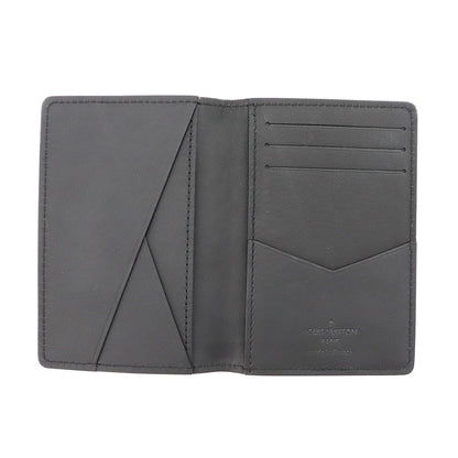 Louis Vuitton LV Aerogram Organizer de Poche Card Case Leather Black — view 6
