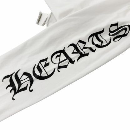Chrome Hearts Cotton Logo Print Crew Neck Chest Pocket Long Sleeve T-Shirt White — view 5