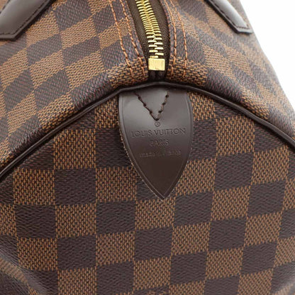 Louis Vuitton Damier Speedy 30 Hand Bag Ebene Brown Gold — view 7