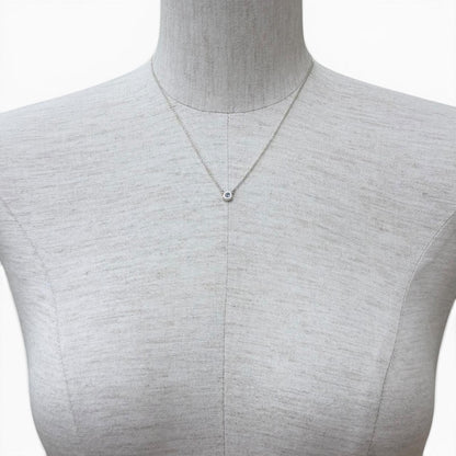 Tiffany & Co Elsa Peretti Color by the Yard Aquamarine Pendant Silver — view 4