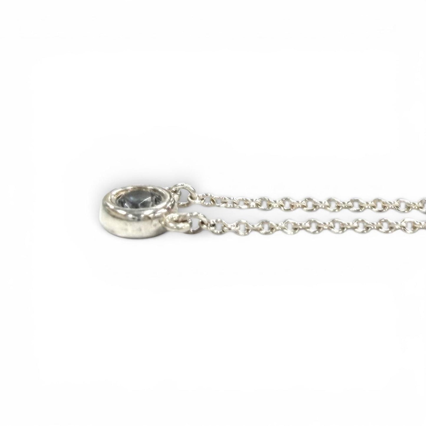 Tiffany & Co Elsa Peretti Color by the Yard Aquamarine Pendant Silver — view 6