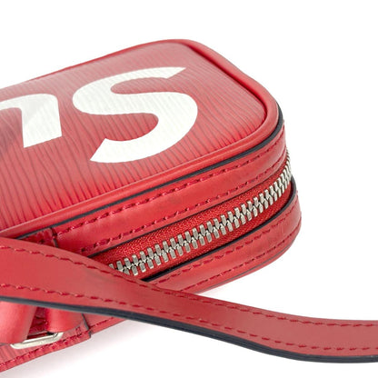 Louis Vuitton Supreme Epi Danube Ppm Shoulder Bag Leather Red White — view 9