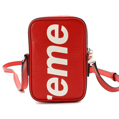 Louis Vuitton Supreme Epi Danube Ppm Shoulder Bag Leather Red White — view 3