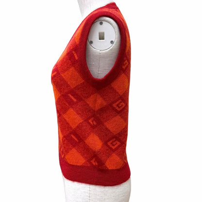 Gucci Mohair Blend Logo Vest — view 2