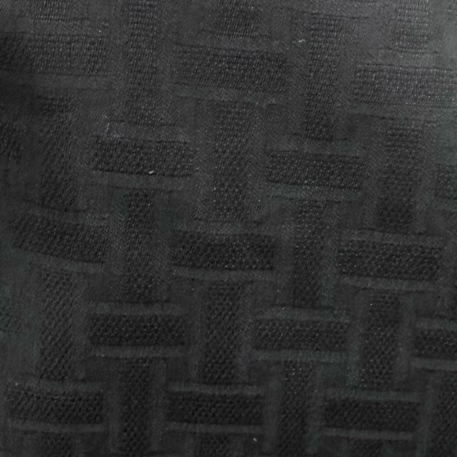 Hermes Bohemian Short Dress Gauze Mosaic Cotton 100% Black 34 — view 5