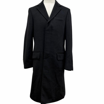 Gucci Vintage Cashmere Fly Front Che Star Coat Long Black 50 Recommended