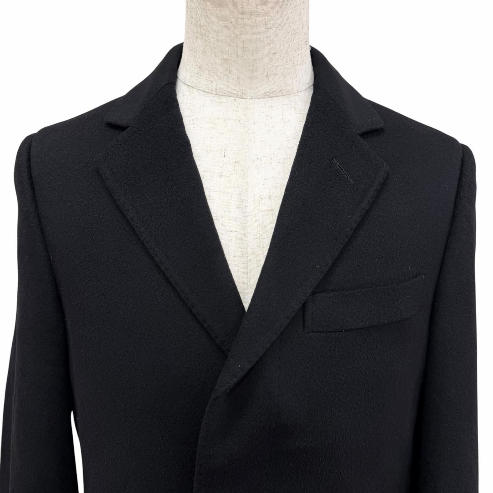 Gucci Vintage Cashmere Fly Front Che Star Coat Long Black 50 Recommended — view 2