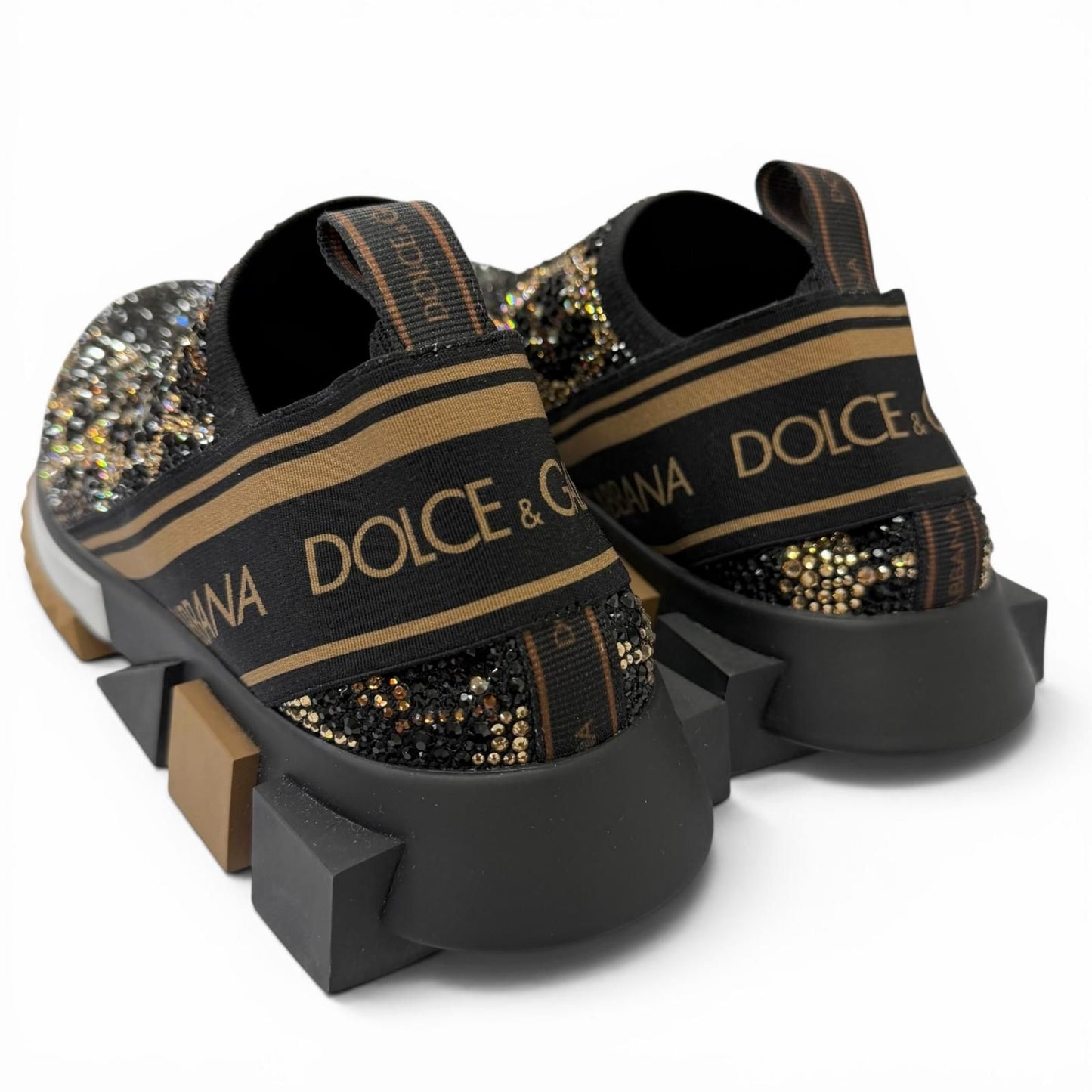 Dolce & Gabbana Sorrento Swarovski Logo Sneaker — view 6