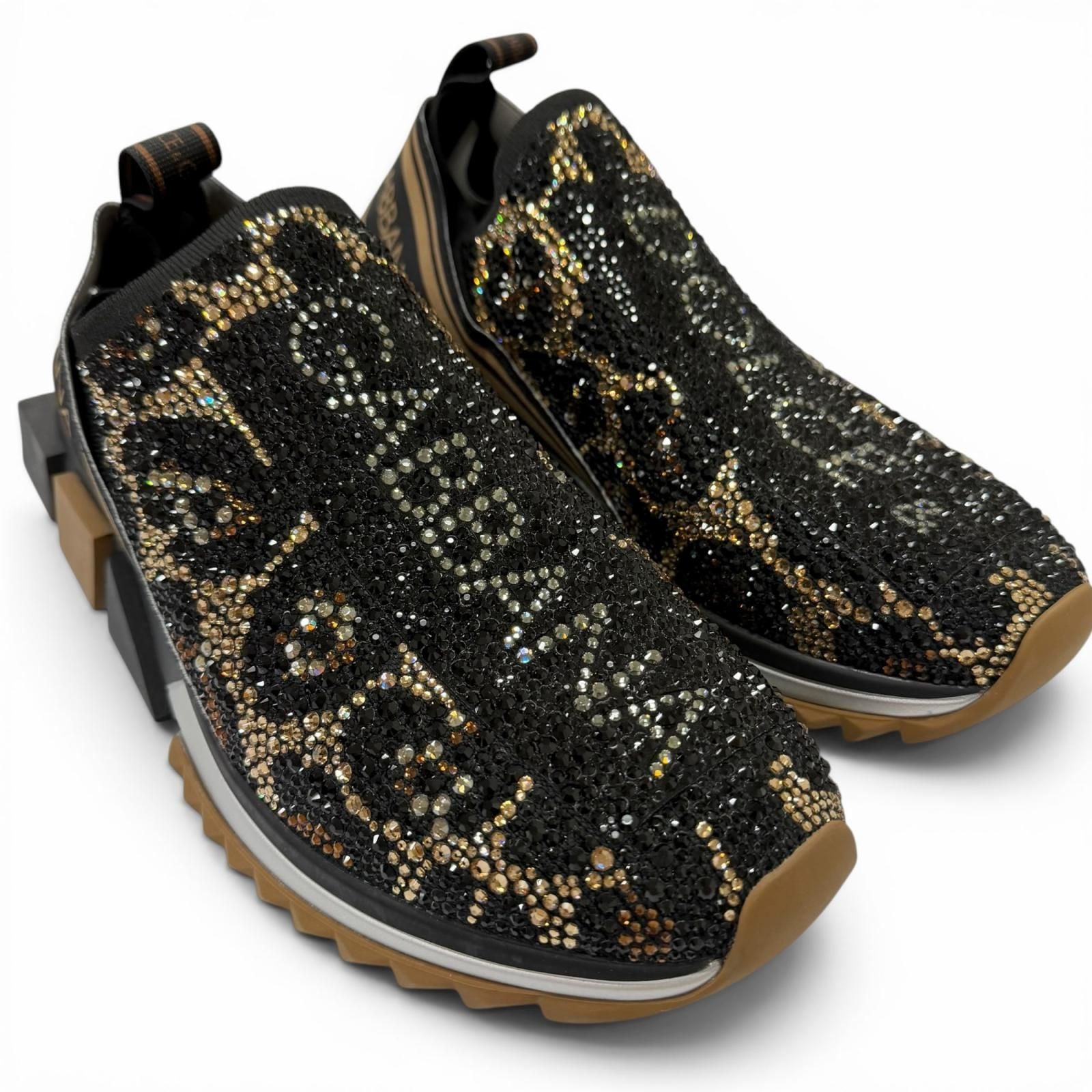 Dolce & Gabbana Sorrento Swarovski Logo Sneaker — view 3